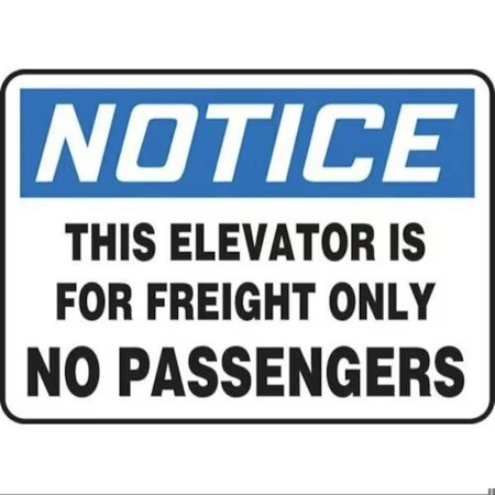 Accuform OSHA NOTICE SAFETY SIGN THIS MEQM800XV MEQM800XV